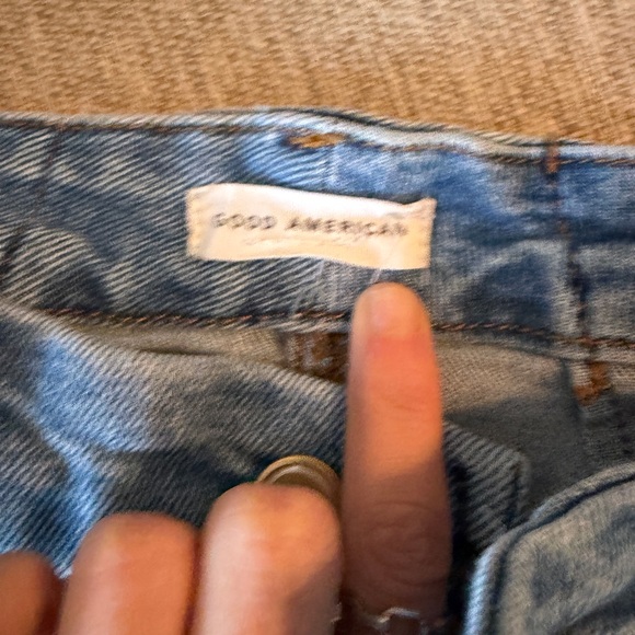 Good American Light Blue Flare Jeans - Picture 4 of 5